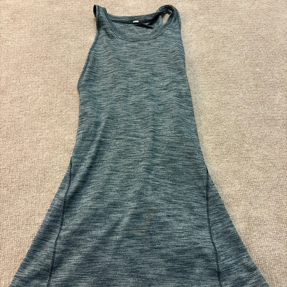 Lululemon Twisted Back Athletic Tank Top Gray Women’s 1856